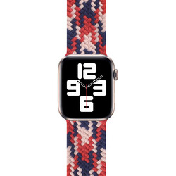 Apple Watch 38mm Wiwu Braided Solo Loop Contrast Color Small Band - 8
