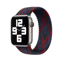 Apple Watch 38mm Wiwu Braided Solo Loop Contrast Color Small Band - 13