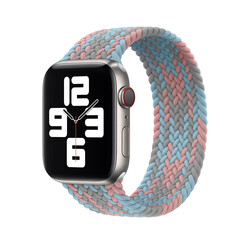 Apple Watch 38mm Wiwu Braided Solo Loop Contrast Color Small Band - 17