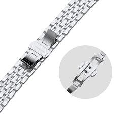 Apple Watch 38mm Wiwu Seven Beads Steel Belt Metal Band - 10