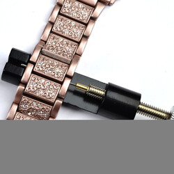 Apple Watch 38mm Wiwu Three Beads Set Auger Metal Band - 27