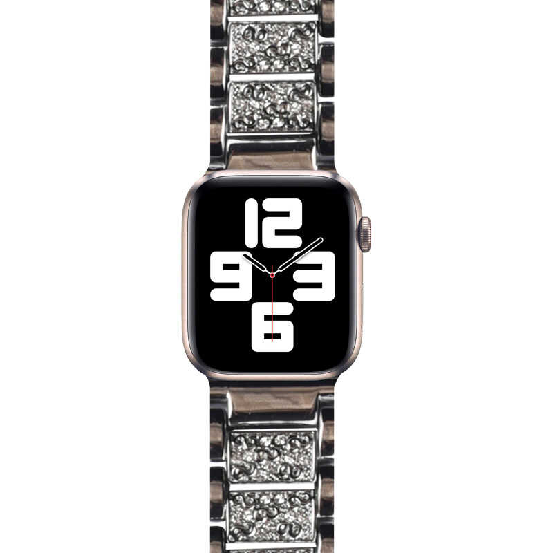 Apple Watch 38mm Wiwu Three Beads Set Auger Metal Kordon - 13