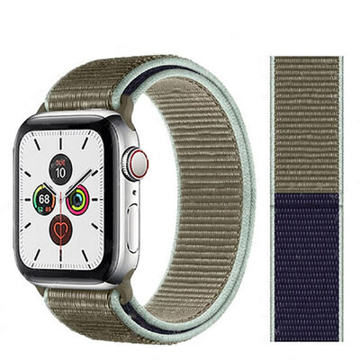 Apple Watch 38mm Zore KRD-03 Hasır Kordon - 64