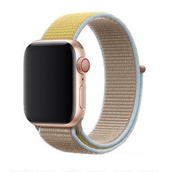 Apple Watch 38mm Zore KRD-03 Hasır Kordon - 1