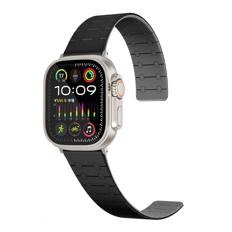 Apple Watch 38mm Zore KRD-111 Çizgili Desenli Silikon Kordon - 5