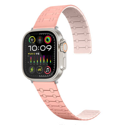 Apple Watch 38mm Zore KRD-111 Çizgili Desenli Silikon Kordon - 3