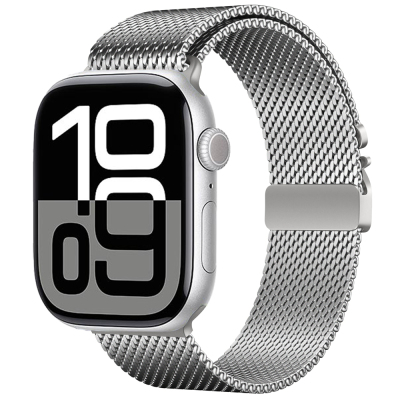 Apple Watch 38mm Zore KRD-121 Metal Hasır Kordon - 5