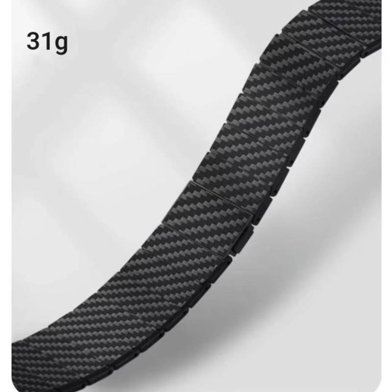 Apple Watch 38mm Zore KRD-90 600D Carbon Fiber Band - 5