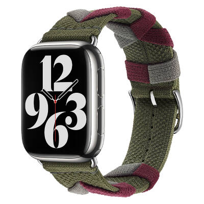 Apple Watch 38mm Zore KRD-97 Spiral Braid Design Band - 9