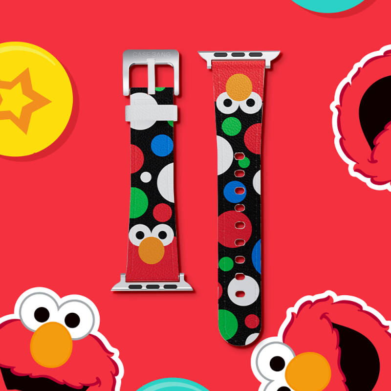 Apple Watch 40mm Casebang Sesame Street Series Leather Watch Band - 3