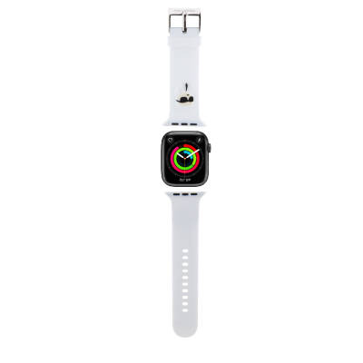 Apple Watch 40mm Karl Lagerfeld Original Licensed Iconic Karl Head Logo Silicone Band - 6