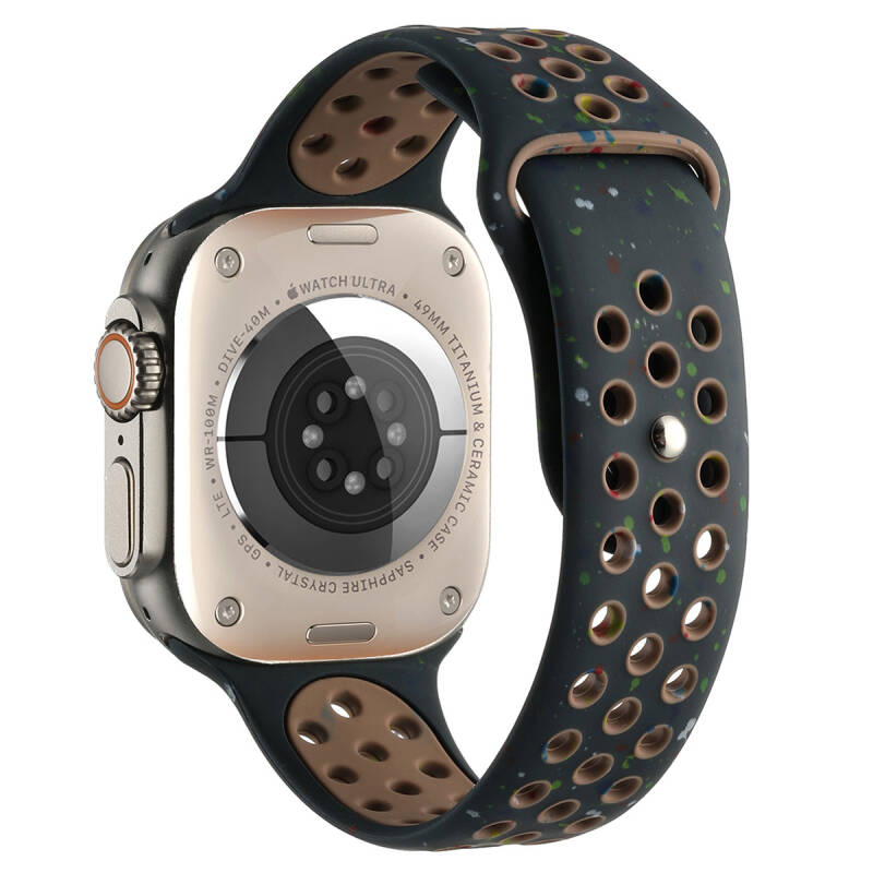 Apple Watch 40mm Kordon Yeni Seri 2023 KRD-02 Silikon Strap Kayış - 11