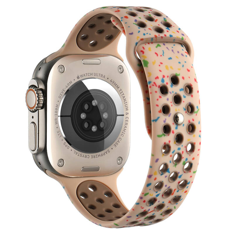 Apple Watch 40mm Kordon Yeni Seri 2023 KRD-02 Silikon Strap Kayış - 7