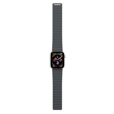 Apple Watch 40mm Kordon Youngkit Classical Magnetik Tak Çıkar Silikon Strap Kayış - 1