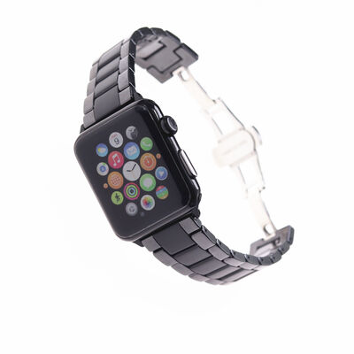 ​​​Apple Watch 40mm Mat Seramik Metal Kordon - 1