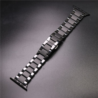 ​​​Apple Watch 40mm Matte Ceramic Metal Band - 12