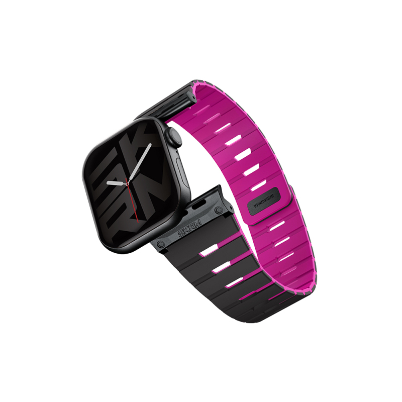 Apple Watch 40mm Skinarma Gemini Serisi TPU Magnetik Silikon Kordon - 1