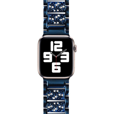 Apple Watch 40mm Wiwu Three Beads Set Auger Metal Band - 16
