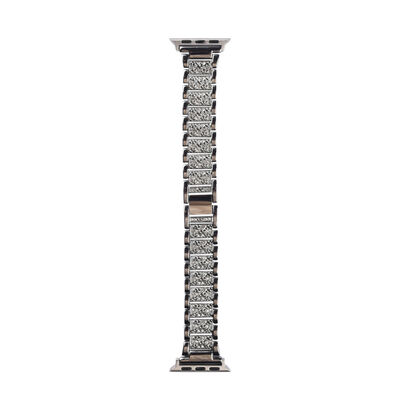 Apple Watch 40mm Wiwu Three Beads Set Auger Metal Band - 19