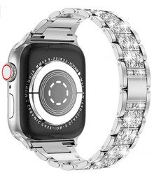 Apple Watch 40mm Wiwu Three Beads Set Auger Metal Band - 22