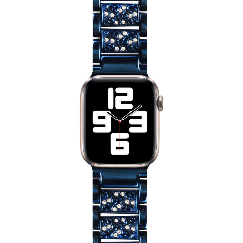 Apple Watch 40mm Wiwu Three Beads Set Auger Metal Kordon - 16