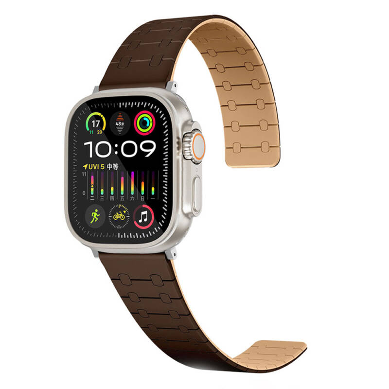 Apple Watch 40mm Zore KRD-111 Çizgili Desenli Silikon Kordon - 5