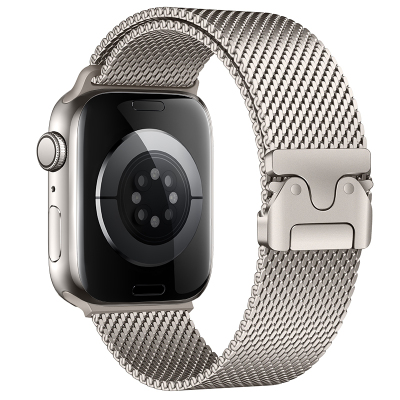 Apple Watch 40mm Zore KRD-121 Metal Hasır Kordon - 2