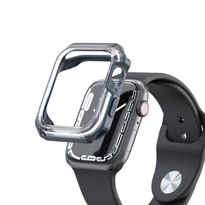 Apple Watch 40mm Zore Watch Gard 08 Sert PC + Silikon Koruyucu - 6