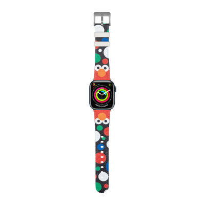 Apple Watch 42mm Casebang Sesame Street Series Leather Watch Band - 1