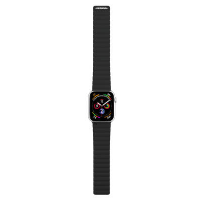 Apple Watch 42mm Kordon Youngkit Classical Magnetik Tak Çıkar Silikon Strap Kayış - 4