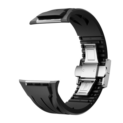 Apple Watch 42mm KRD-127 Metal Buckle Silicone Band - 9