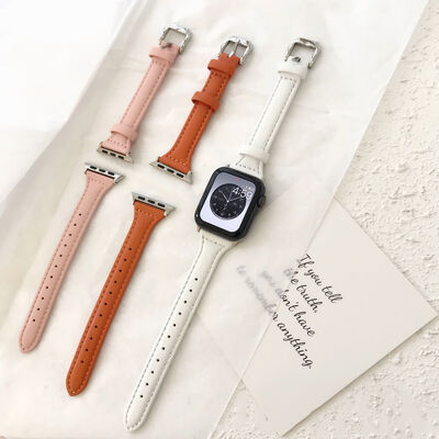 ​​​Apple Watch 42mm KRD-28 Deri Kordon - 13