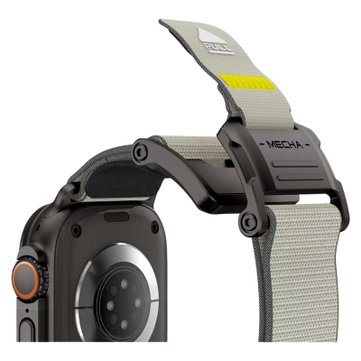 Apple Watch 42mm Mohseven iWatch Mecha Sport Hasır Kordon - 17