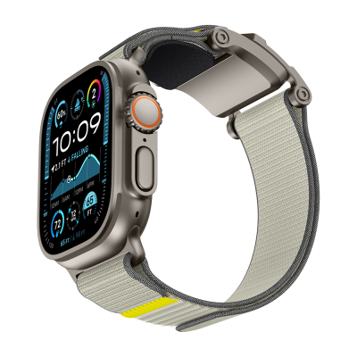 Apple Watch 42mm Mohseven iWatch Mecha Sport Silikon Kordon - 11