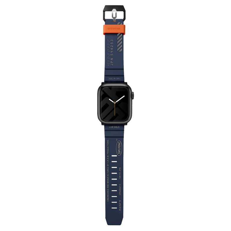 Apple Watch 42mm SkinArma Shokku Silikon Kordon - 7