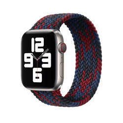 Apple Watch 42mm Wiwu Braided Solo Loop Contrast Color Medium Band - 14