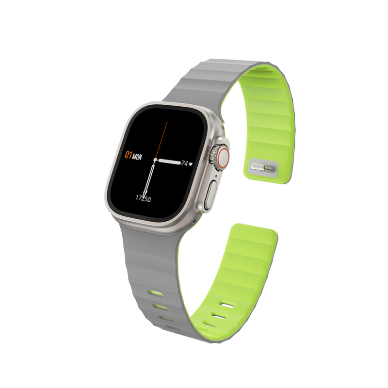 Apple Watch 42mm Wiwu Mag Secur Serisi Silikon Kordon - 8