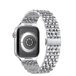 Apple Watch 42mm Wiwu Seven Beads Steel Belt Metal Kordon - 13