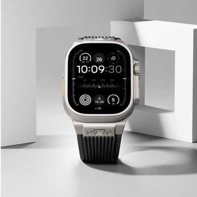 Apple Watch 42mm Zore KRD-113 Spor Görünümlü Silikon Kordon - 30