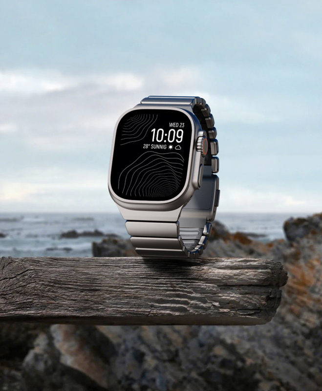 Apple Watch 42mm Zore KRD-149 Metal Silikon Kordon - 22