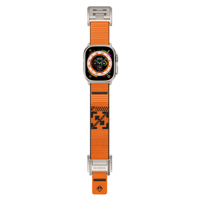 Apple Watch 42mm Zore KRD-154 Naylon Kumaş Hasır Örgülü Kordon - 57
