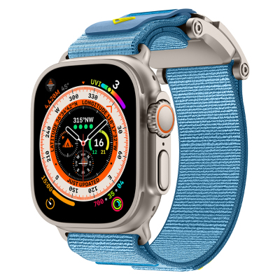 Apple Watch 42mm Zore KRD-154 Naylon Kumaş Hasır Örgülü Kordon - 2