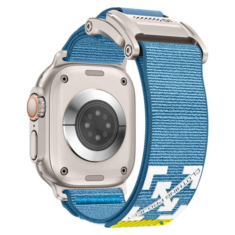 Apple Watch 42mm Zore KRD-154 Naylon Kumaş Hasır Örgülü Kordon - 19