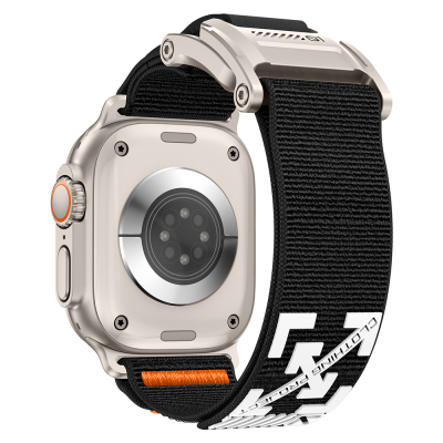 Apple Watch 42mm Zore KRD-154 Naylon Kumaş Hasır Örgülü Kordon - 21