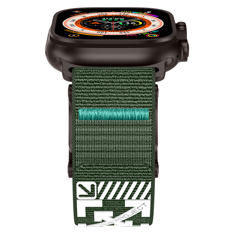 Apple Watch 42mm Zore KRD-154 Naylon Kumaş Hasır Örgülü Kordon - 15