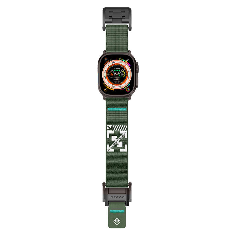 Apple Watch 42mm Zore KRD-154 Naylon Kumaş Hasır Örgülü Kordon - 63
