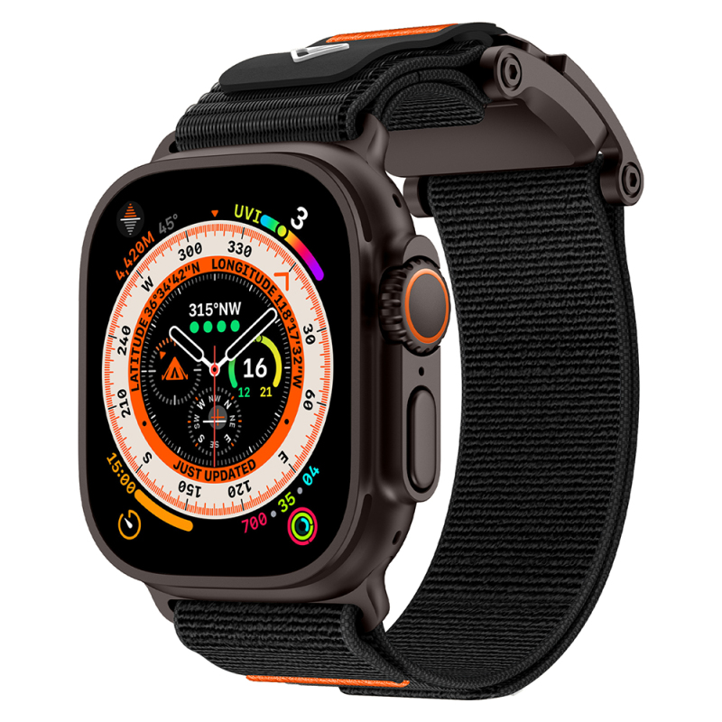 Apple Watch 42mm Zore KRD-154 Naylon Kumaş Hasır Örgülü Kordon - 3