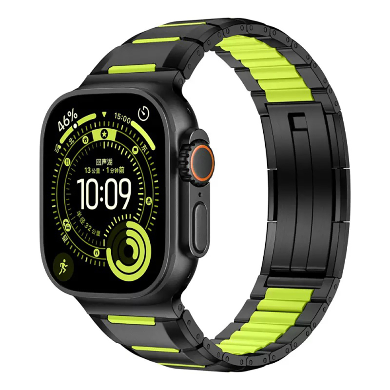 Apple Watch 42mm Zore KRD-155 Metal Silikon Kordon - 2