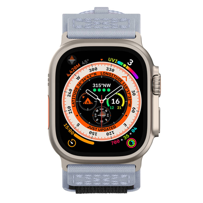 Apple Watch 42mm Zore KRD-99 Hasır Kordon - 11