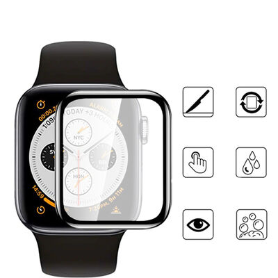 Apple Watch 42mm Zore Mat Eko PMMA Pet Saat Ekran Koruyucu - 4